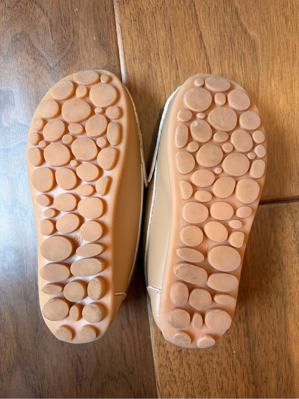 Toddler Boy Tan Slip-On Loafers size 11 great condition